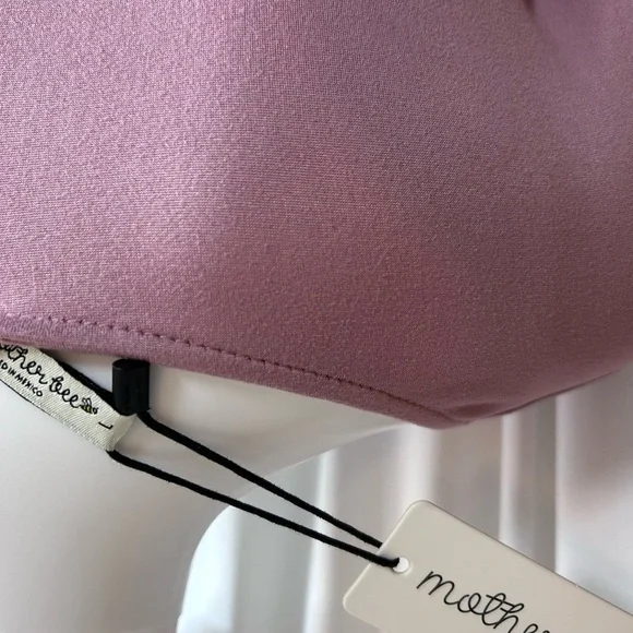Mother Bee Maternity Mauve Dress Sz large - Picture 6 of 9